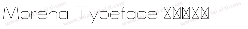 Morena Typeface字体转换